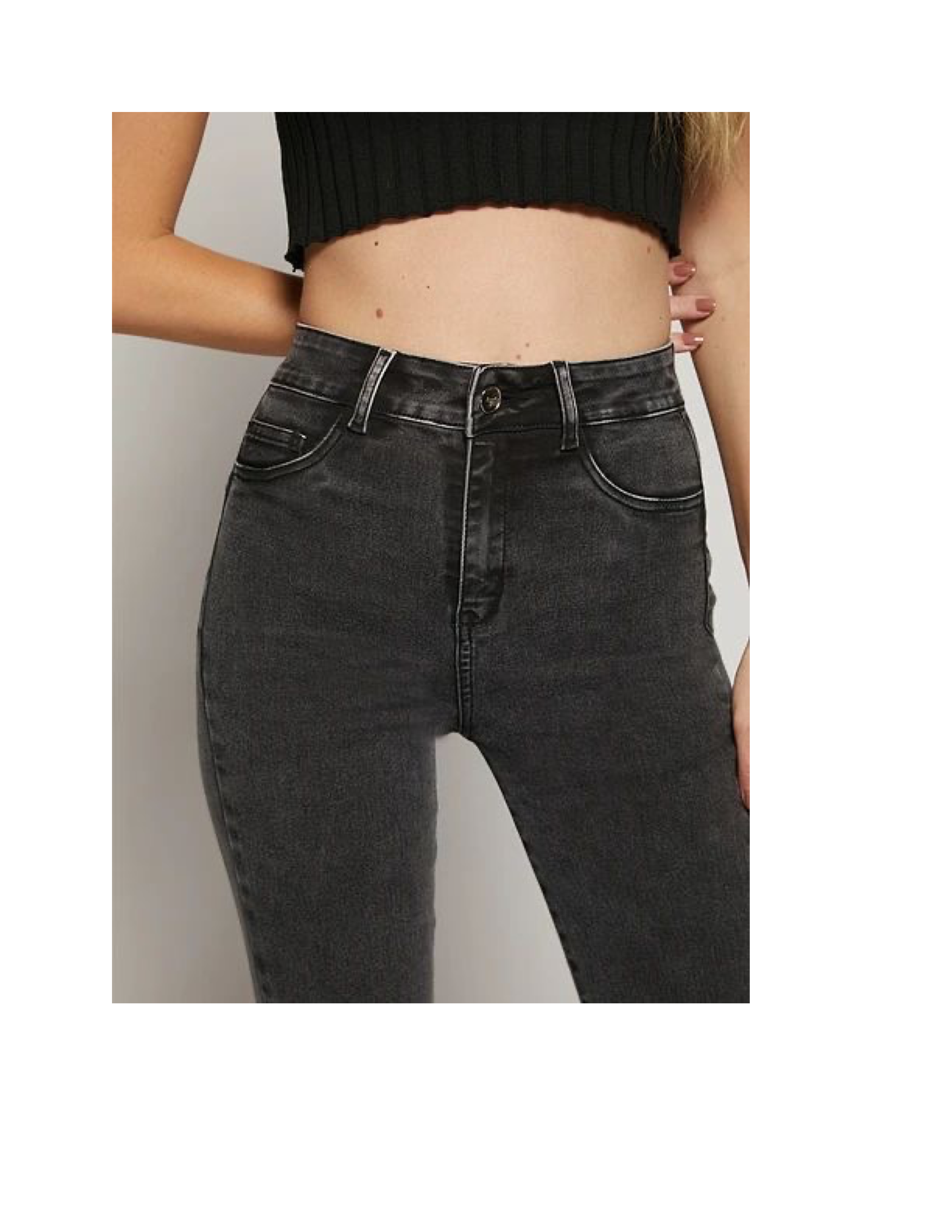 Flare Jeans, Graphite