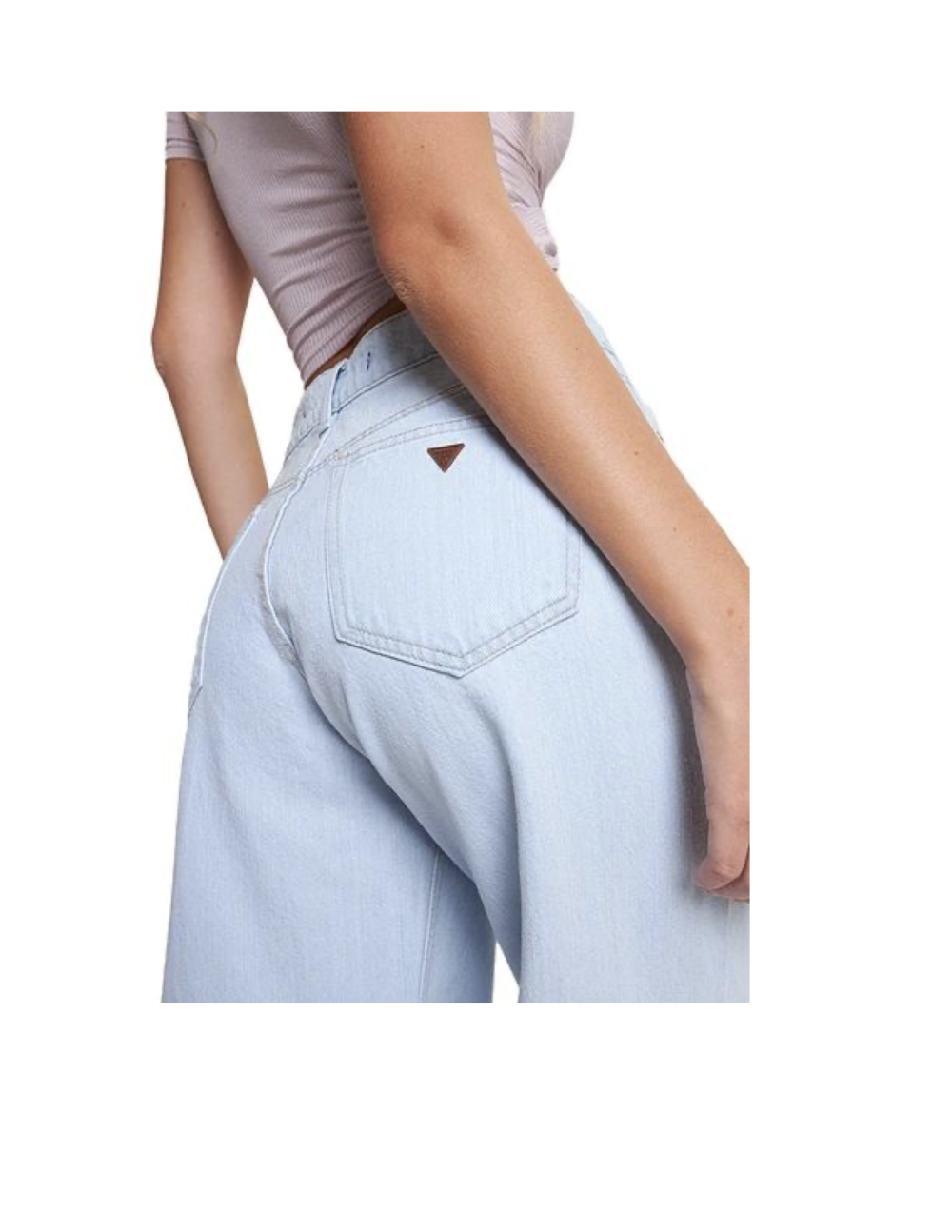 Wide Leg Jeans, Light Blue