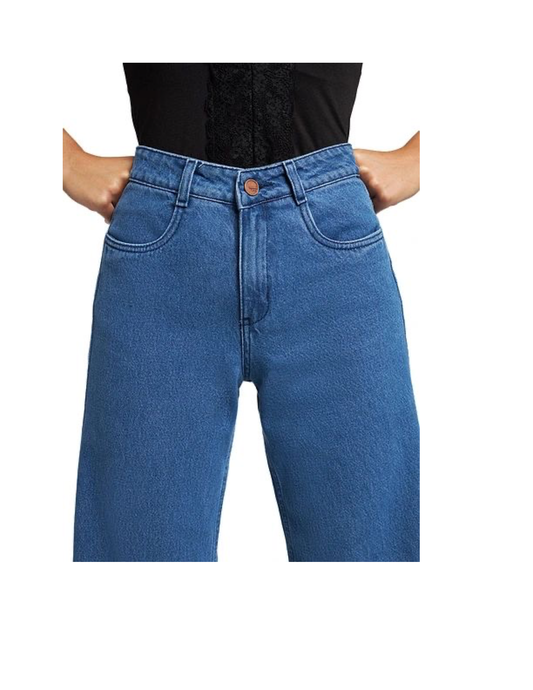 Wide Leg Jeans, Blue
