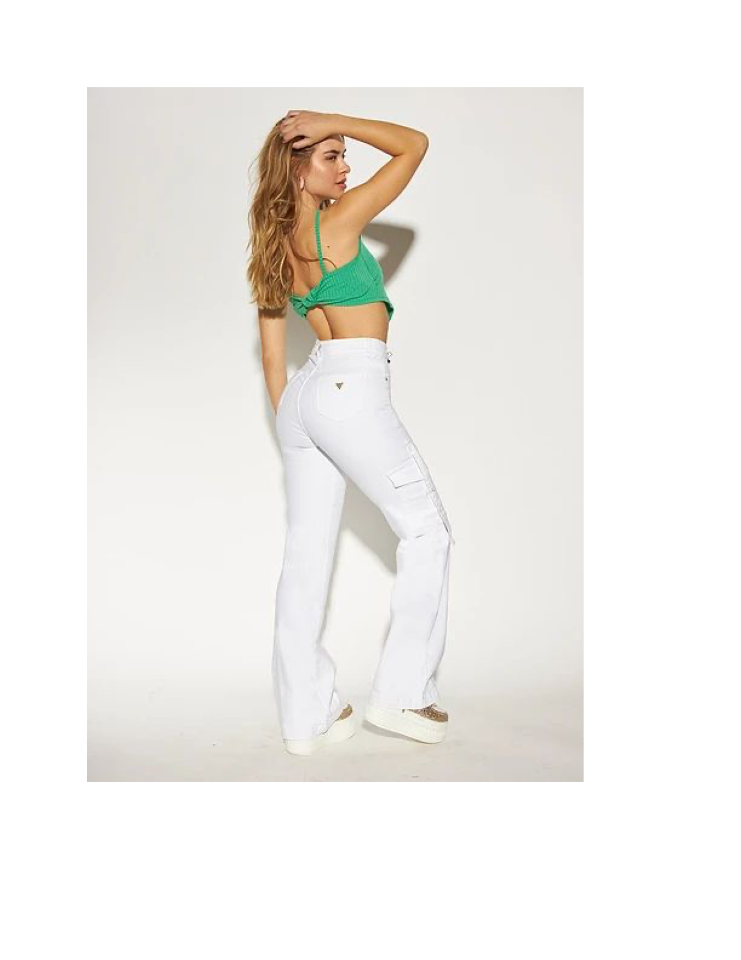 Cargo Pants, White